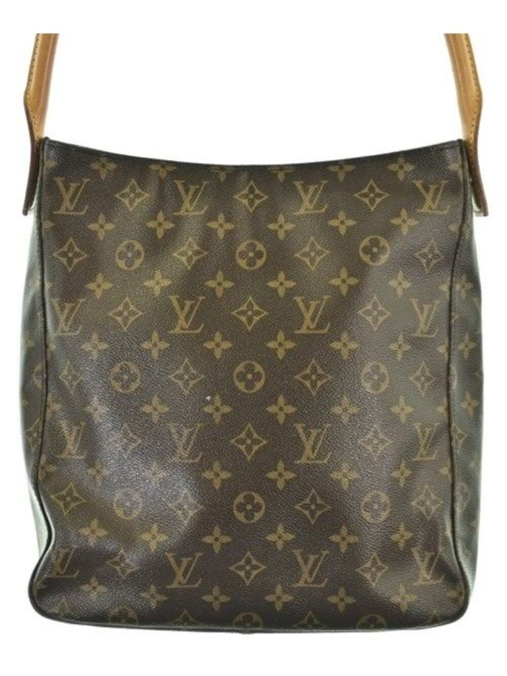 Louis Vuitton Monogram Looping GM Handbag Brown